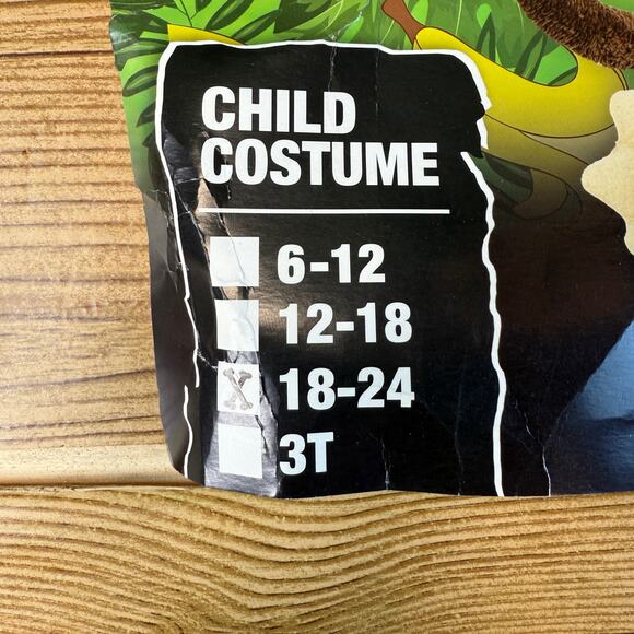 Little Monkey Costume (18-24 Months) Spooktacular Creation - Picture 5 of 9